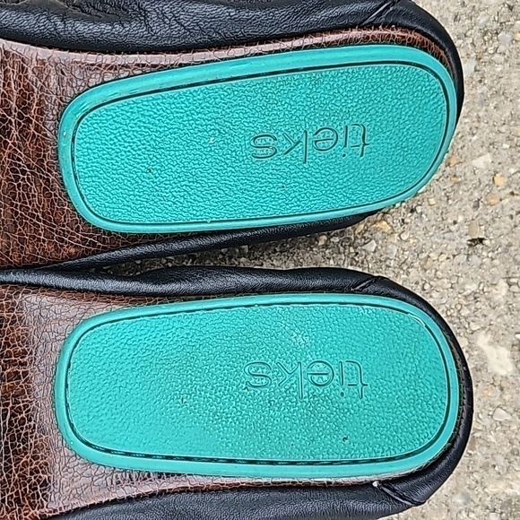 TIEKS by Gavrieli Slip-On Ballet Flats Shoes Black Leather Flat black leather 7 - Picture 7 of 9